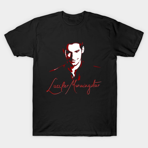 Lucifer Morningstar T-Shirt by fsketchr